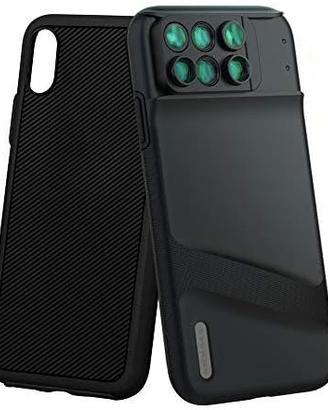 Cover con Lenti Zoom grandangolo e Macro per Apple