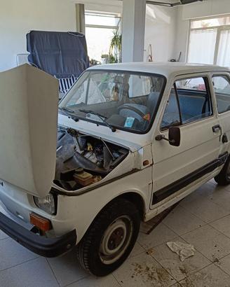 FIAT 126 – BIANCA – 650 cc – AUTO D'EPOCA