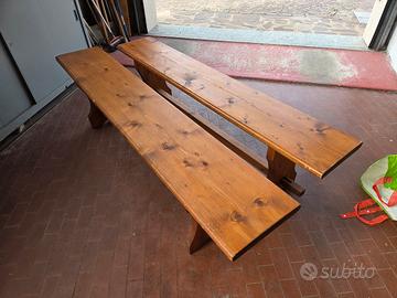 2 panche in legno