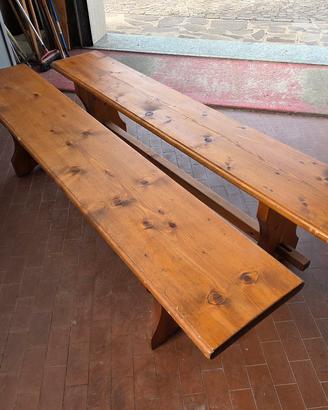 2 panche in legno