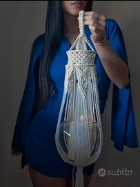 realizzo lanterne in macramè 