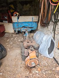 Motocoltivatore con carrello