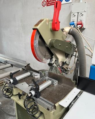 Troncatrice per alluminio omga semiautomatica
