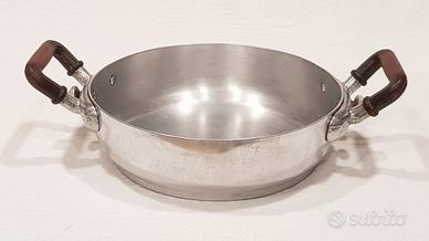 Tegamino rarissimo alluminio + manici removibili