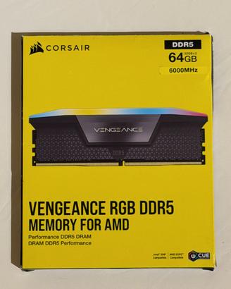 Corsair Vengeance RGB DDR5 64gb RAM