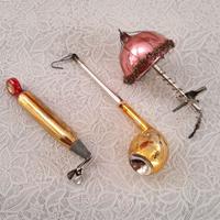 PALLINE DI NATALE IN VETRO ORIGINALI VINTAGE