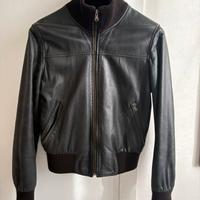 Giacca bomber in vera pelle S