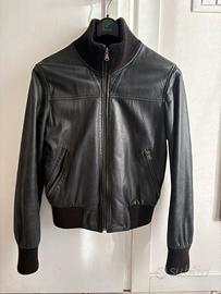 Giacca bomber in vera pelle S