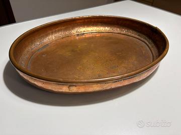 Vassoio antico in rame