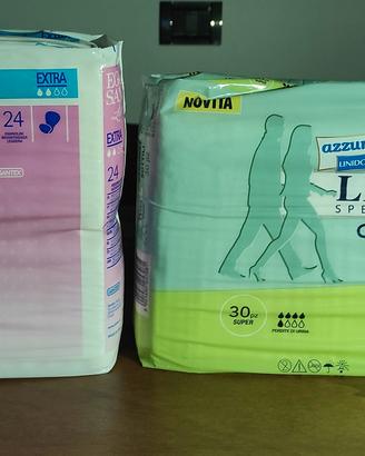 Assorbenti Ego San  + Lines x incontinenza  