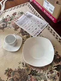 Set stoviglie Tectake 100 pezzi 12 persone nuovo