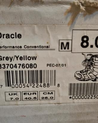 scarponi snowboard vans oracle performance