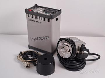 Generatore Elinchrom Digital 2400 RX + torcia