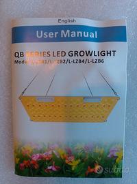 2 lampade a led per piante