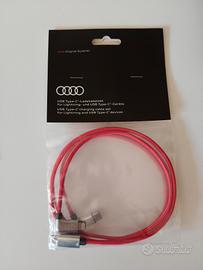 Kit cavi ricarica USB tipo C originale AUDI