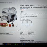 Affettatrice VEVOR JK-300A