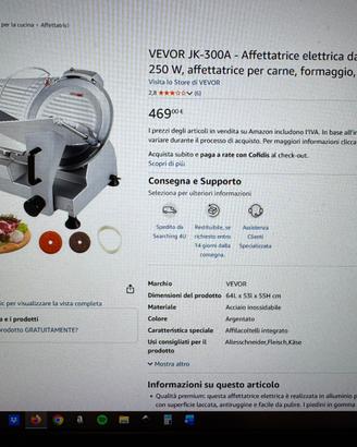 Affettatrice VEVOR JK-300A