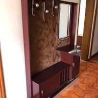 Specchiera, mobile d’entrata in legno, anni 70’