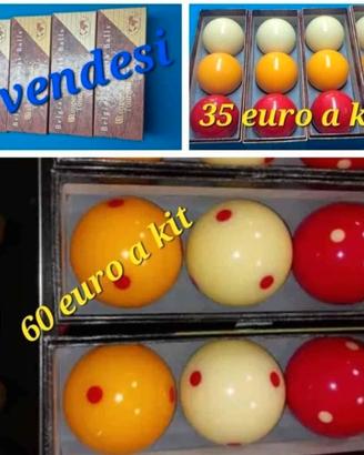 Biglie per biliardo 