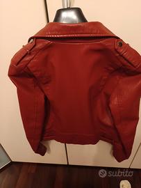 giubbino tipo chiodo rosso 