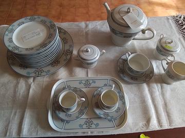 Servizio the porcellana 14 pezzi p'u caffe piu kit