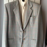 Blazer caskmire+ camicia pura seta taglia 48