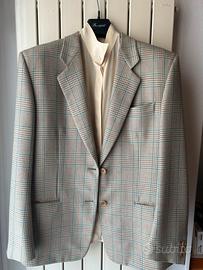 Blazer caskmire+ camicia pura seta taglia 48