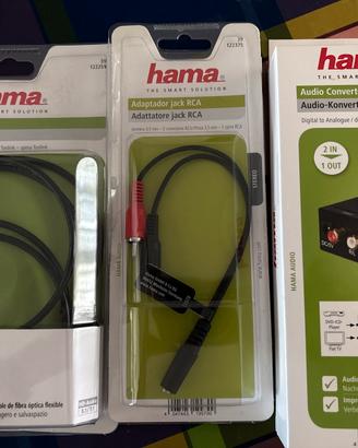 Adattatori audio Hama