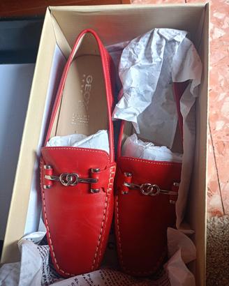 scarpe vera pelle donna Geox 