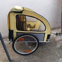 carrellino rimorchio portabimbi in alluminio