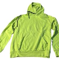 Felpa verde con cappuccio