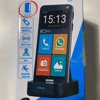 Smartphone Brondi Amoco Vero 4G Nero + Flip Cover