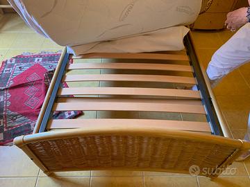 letto in rattan