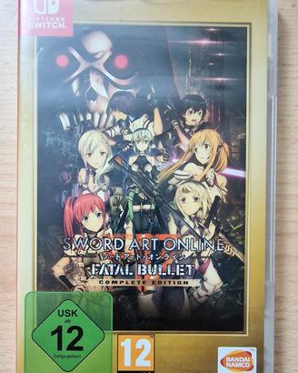Sword art online fatal bullet Nintendo Switch