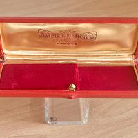 Baume & Mercier scatola per orologio datato vintag