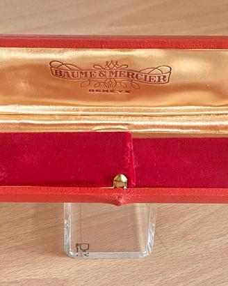 Baume & Mercier scatola per orologio datato vintag