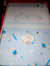 set 4 pezzi x lettino con sbarre 