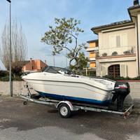 Ranieri cabinata 19 6.5 metri + fuoribordo 40cv 4t