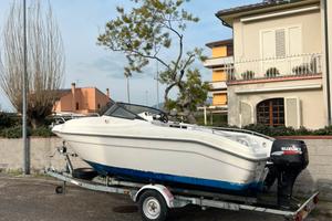Ranieri cabinata 19 6.5 metri + fuoribordo 40cv 4t