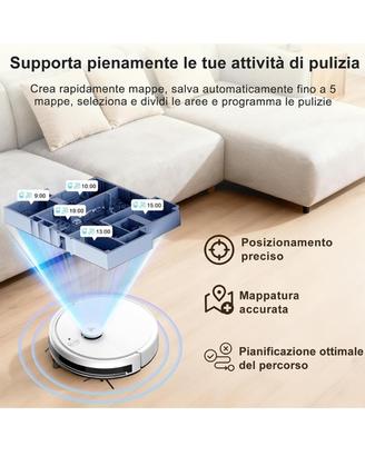 Robot aspira e lava pavimenti