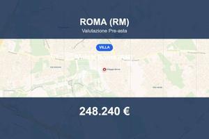 Immobile in asta di 120 m² con box auto a Roma