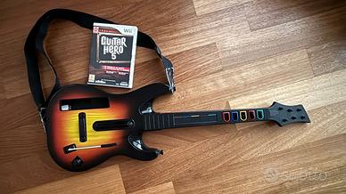 Nintendo Wii - Chitarra + gioco Metal Hero 5