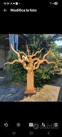 Albero legno faggio naturale cm 200x200x240H