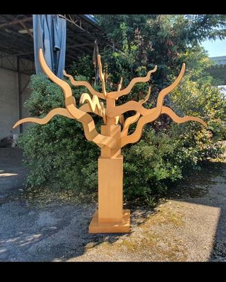 Albero legno faggio naturale cm 200x200x240H