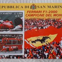 Francobolli Ferrari Formula Uno