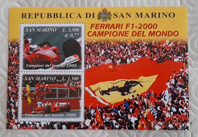 Francobolli Ferrari Formula Uno