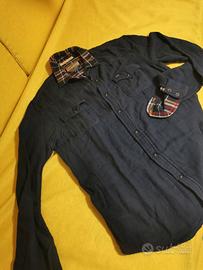 Camicia Petrol caldo cotone