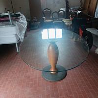 tavolo ovale in vetro 