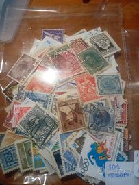 800 francobolli mondiali incluso italia