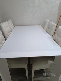 tavolo bianco 160 cm
